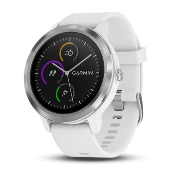 Garmin vívoactive® 3 white Silicone, Stainless Steel (Newly Overhauled)